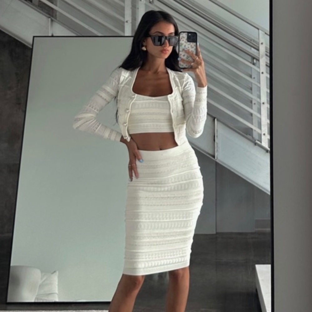 Marciano white 3 piece matching set